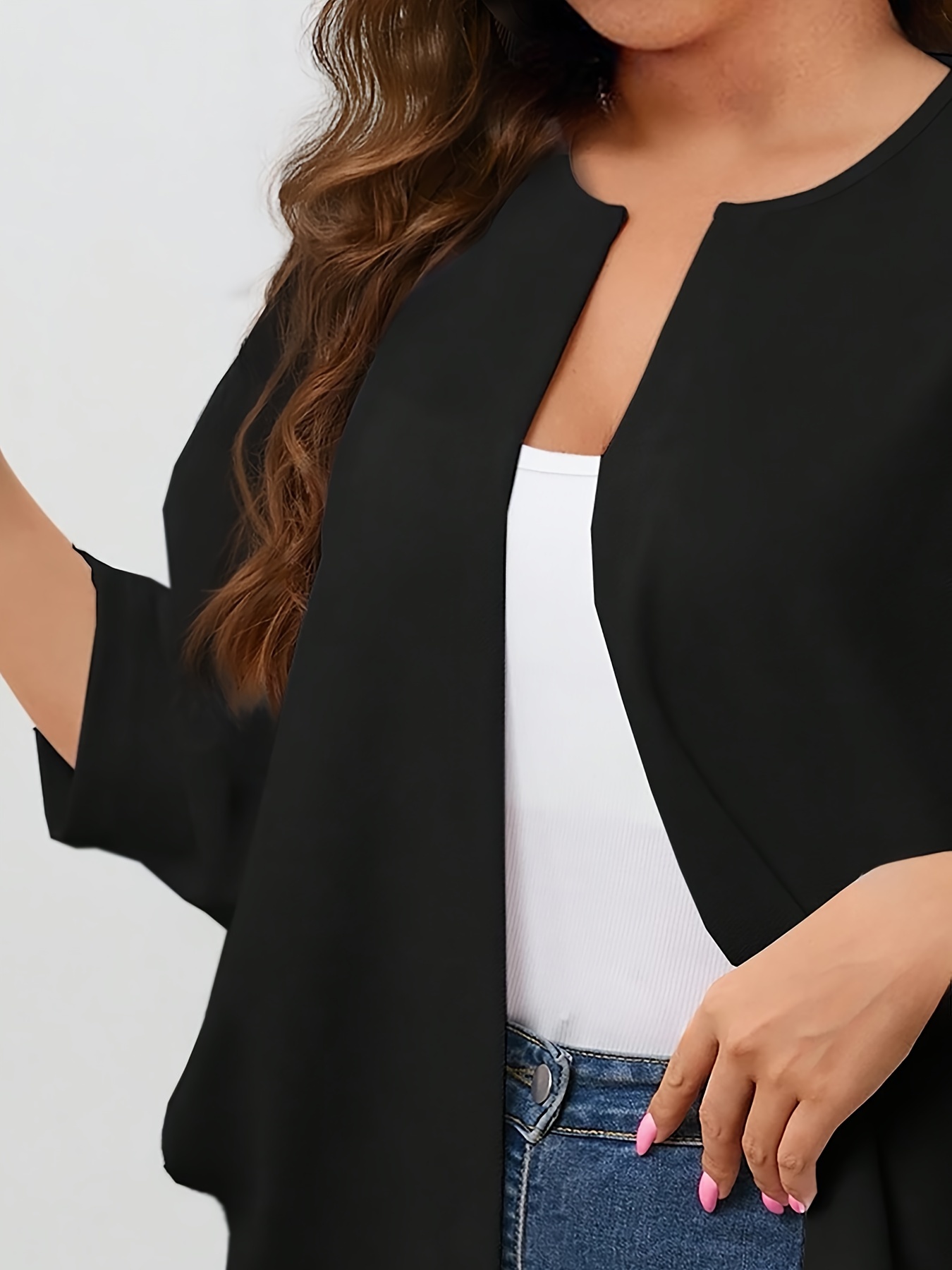سترة محبوكة خفيفة الوزن مفتوحة - مراجعة Embroidery Online وسعره
